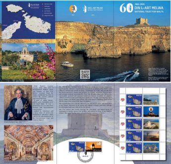 Din l-Art Helwa’s 60th anniversary marked with heritage saved stamp set