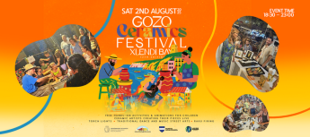 Xlendi Bay is the setting for the Gozo Ceramics Festival next Saturday