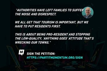 Parliamentary petition launched to curb late-night noise, waste, and disruption from tourist rentals