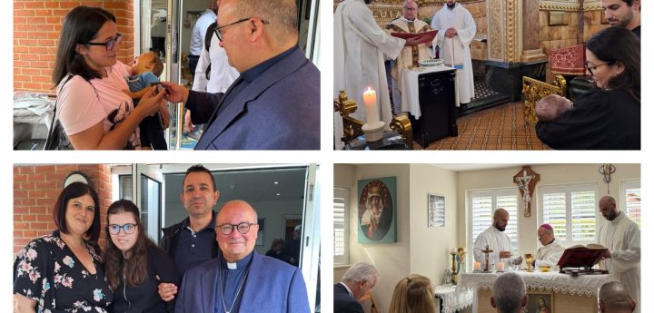 Archbishop baptises baby during visit to Maltese and Gozitan patients in London