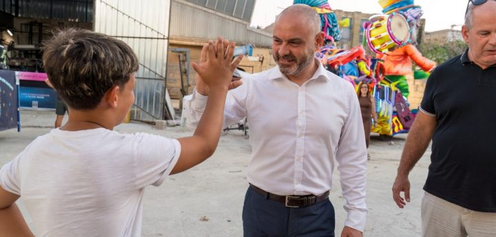 Three floats from Gozo taking part in Malta Summer Carnival