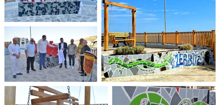 New mural, sculpture and bench inaugurated in Marsalforn