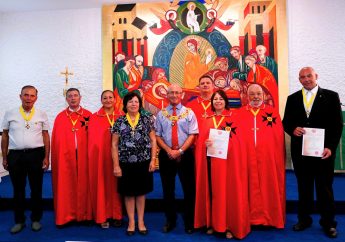 New knights and Dame for Confraternity of Knights of St Peter & St Paul