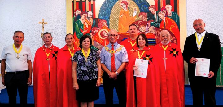 New knights and Dame for Confraternity of Knights of St Peter & St Paul