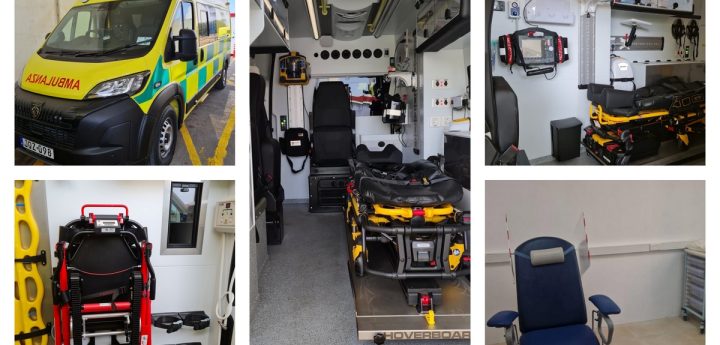 Gozo General Hospital has 3 new ambulances and additional phlebotomy clinic