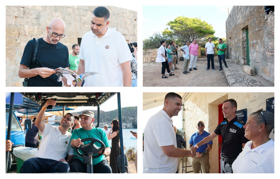 Ian Borg discusses rehabilitation of Comino's Blue Lagoon with ENGOs 
