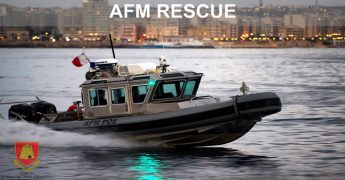 AFM rescues diver from rough seas off Reqqa Point, Gozo