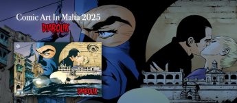 Comic Art in Malta – DIABOLIK: Miniature sheet stamp issue