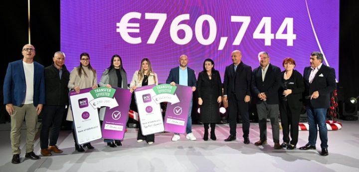 €312,000 collected in the BOV Piggy Bank Campaign for L-Istrina