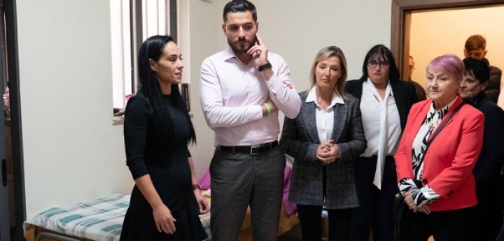 PN Leader Alex Borg visits Dar Emmaus in Gozo
