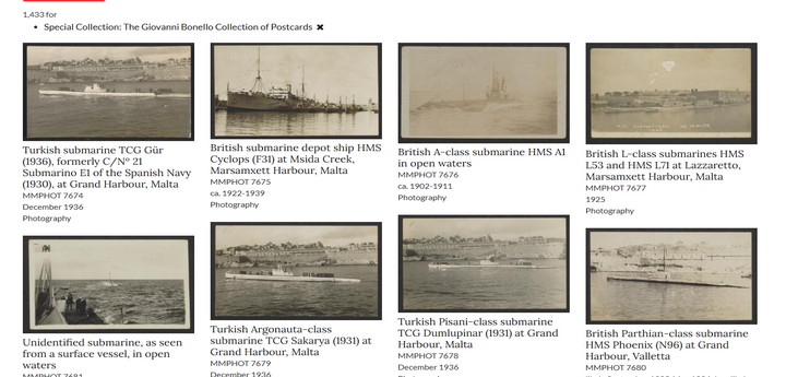 Giovanni Bonello postcard collection now available on HM’s eMuseum