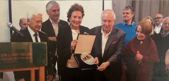Simone Mizzi presented with Lifetime Achievement Award