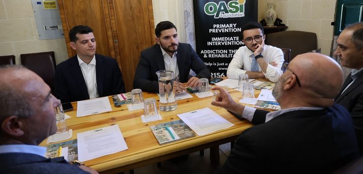 Nationalist Party Leader Alex Borg visits OASI Foundation in Gozo