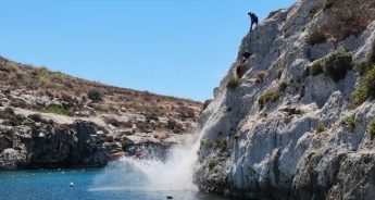 Mgarr ix-Xini: Dangerous rock removed in Gozo safety operation Mgarr ix-Xini: Dangerous rock removed in Gozo safety operation