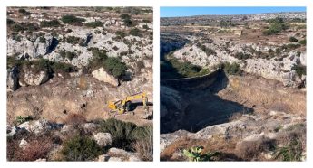 MRU reports concerns to ERA about works in Mgarr ix Xini valley bed