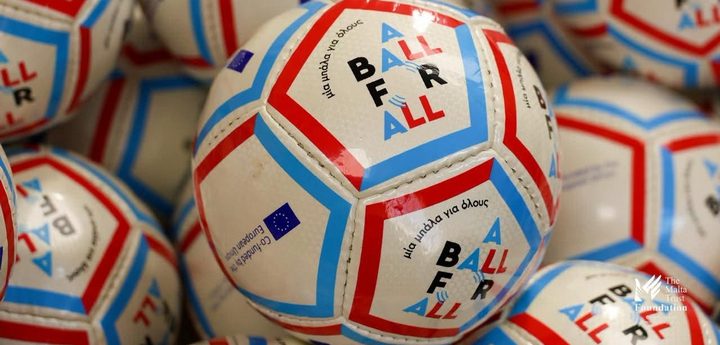 TMTF receives 35 footballs suitable for anyone with visual impairments