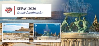 Iconic landmarks of Gozo and Malta celebrated in SEPAC stamp issue