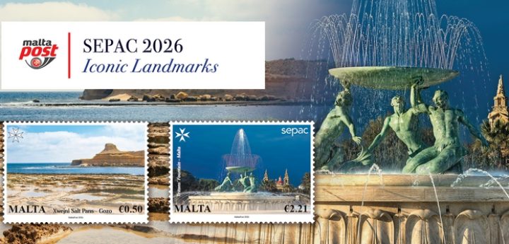 Iconic landmarks of Gozo and Malta celebrated in SEPAC stamp issue