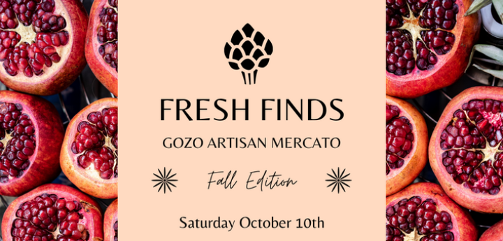 Fresh Finds Gozo Mercato autumn market next month