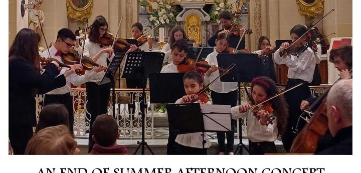 End of summer concert by young Gozitan musicians
