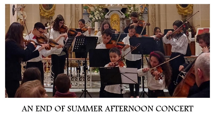 End of summer concert by young Gozitan musicians