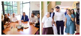 Nationalist Party Leader Alex Borg visits two schools in Kercem
