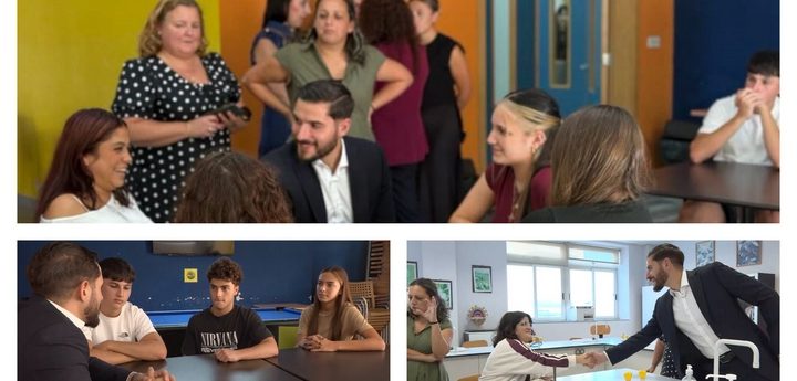 PN Leader visits students and educators at Sir M. A. Refalo Sixth Form, Gozo