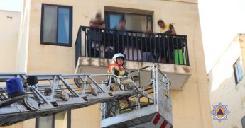 Four residents evacuated following fire in Xlendi apartment block Four residents evacuated following fire in Xlendi apartment block