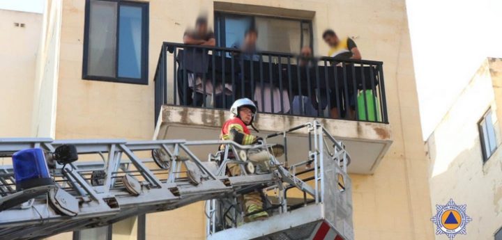 Four residents evacuated following fire in Xlendi apartment block