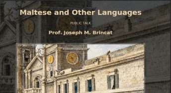 Gozo public talk on Maltese and other languages by Professor Joseph M. Brincat