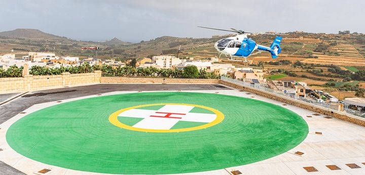 Gozo General Hospital’s €800,000 helipad project inaugurated